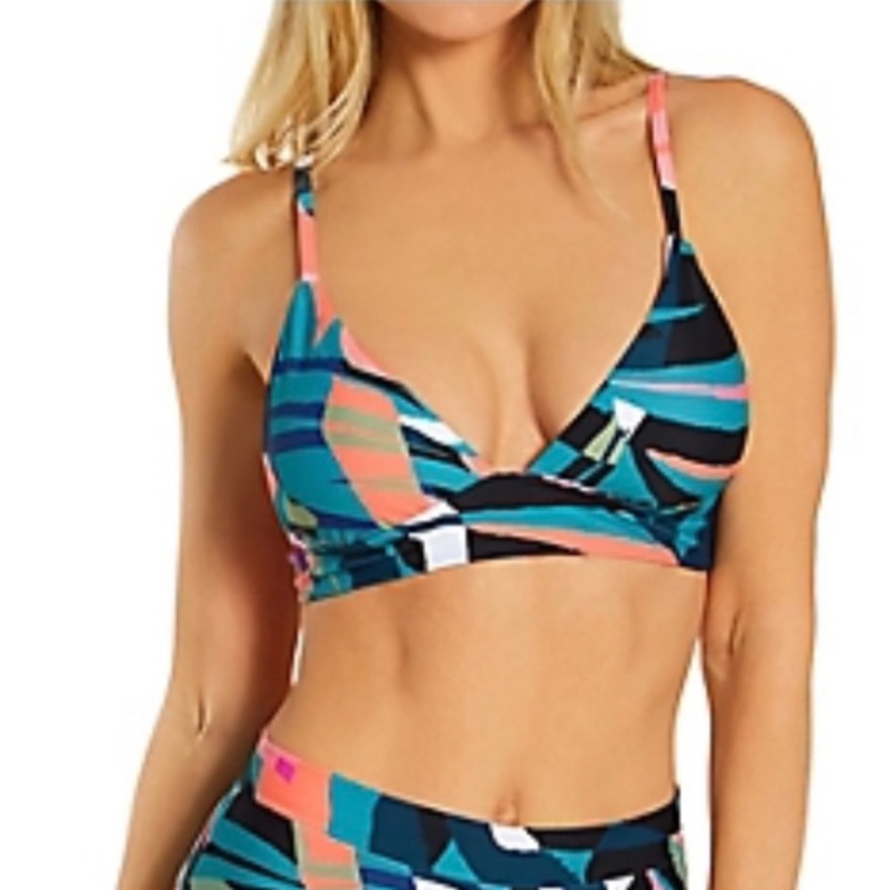 Raisins Crystal Cove Anya Bra Multi-Color Bikini Top